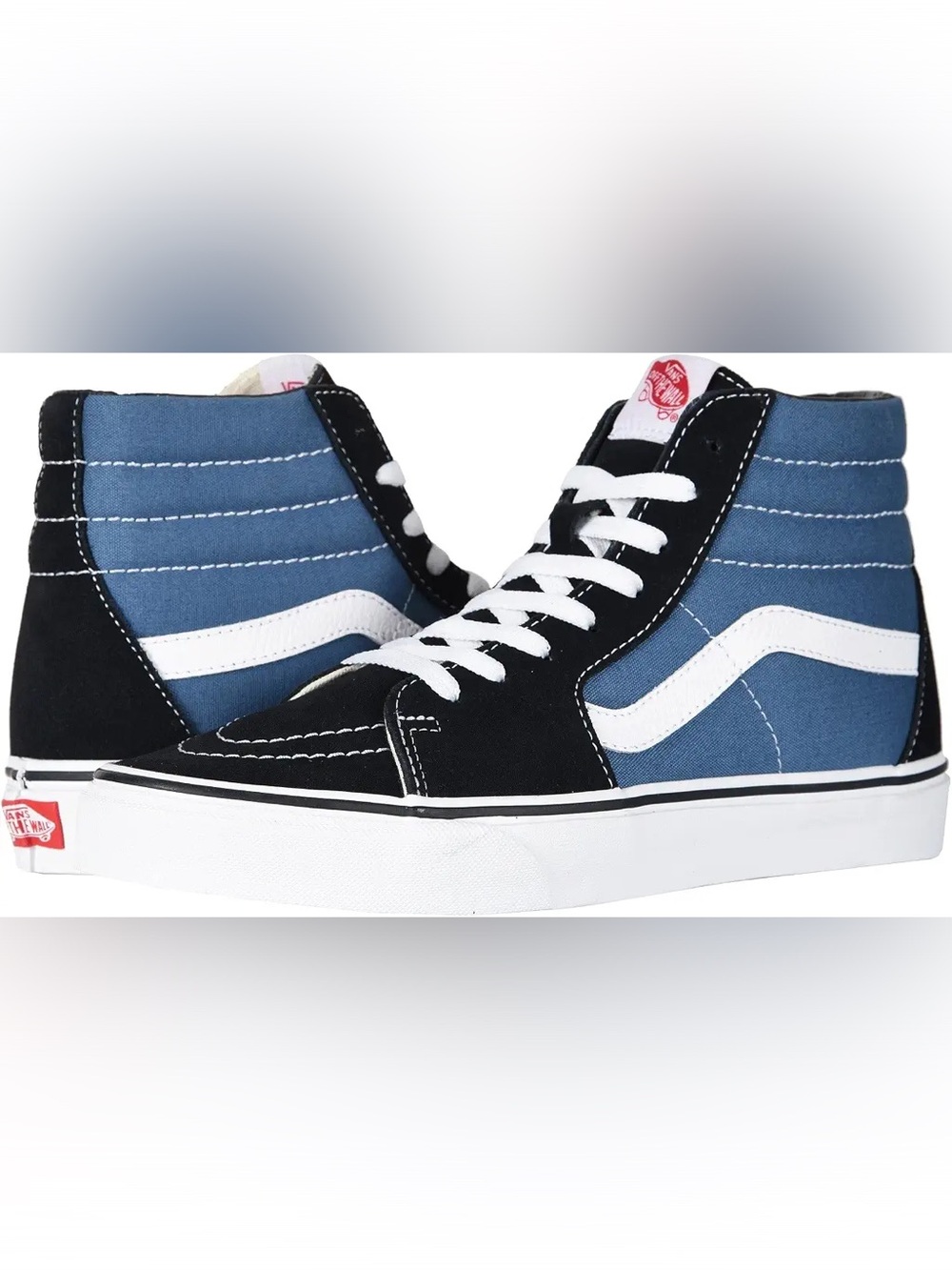 VANS Skate SK8-HI Shoe Navy Unisex Women’s 7 Men’s 5.5